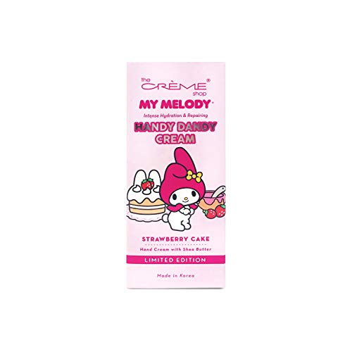 The Crème Shop Hello Kitty Strawberry Cake Hand Cream - Portable Hydrating Moisturizer