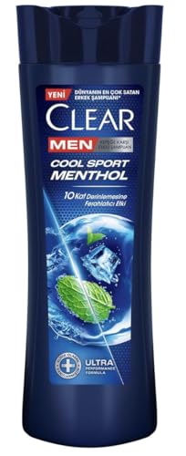 Clear Men Cool Sport Menthol Anti-Dandruff Shampoo, 350 ml