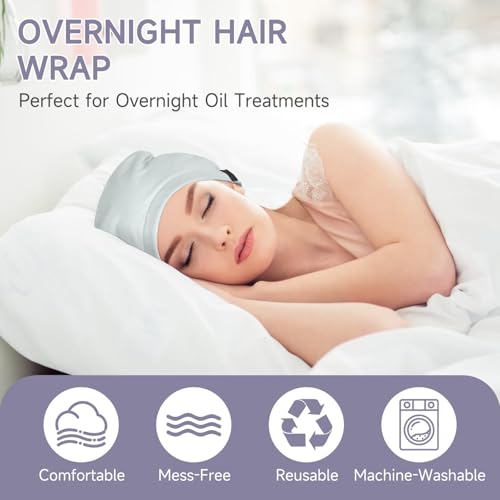 Paw Legend Reusable Castor Oil Hair Pack Wrap for Overnight Treatment