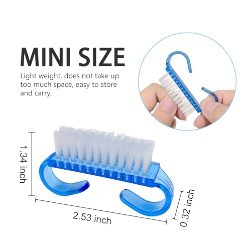24-Pack Ergonomic Handle Grip Nail Brushes for Easy Cleaning
