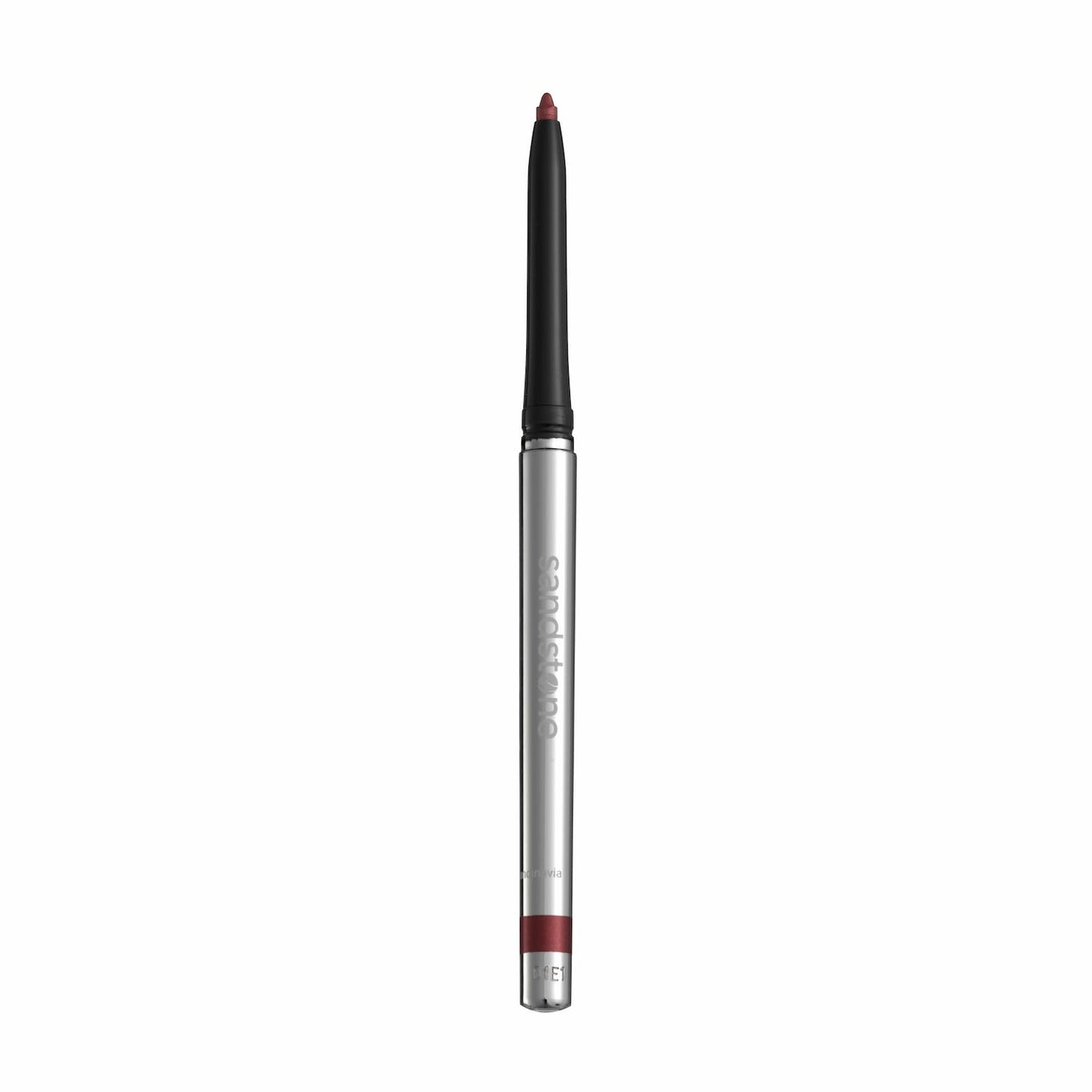 Scandinavia Hypoallergenic Waterproof Metallic Eyeliner Pencil - Red | Fragrance-Free, Vegan, Smudge-Proof for Sensitive Eyes