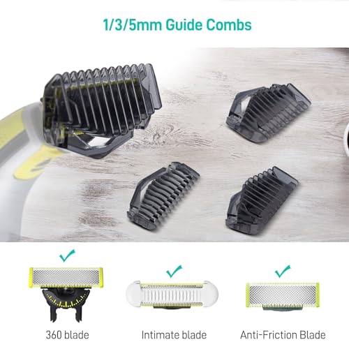 Philips Norelco OneBlade Guide Combs Set | 1/3/5mm Trimmer Guards