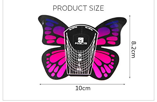 KADS 100 Self-Adhesive Nail Forms for Builder Gel & Nail Extensions