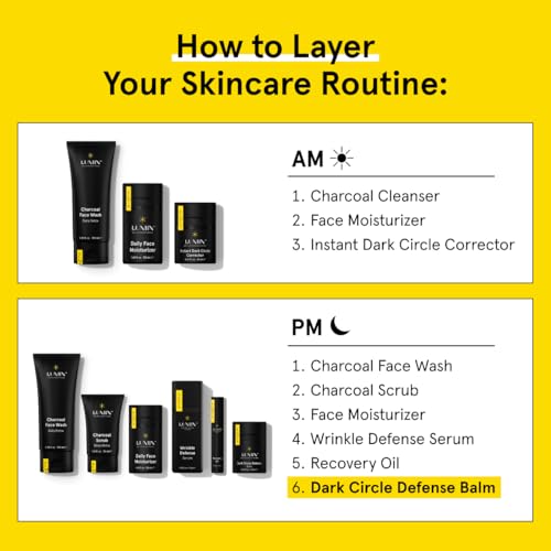 Lumin Hydrating Face Oil Stick for Men - Squalane & Argan Oil, 8ml