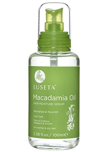 Luseta Macadamia Oil Hair Serum for Normal & Dry Hair, 3.38 oz