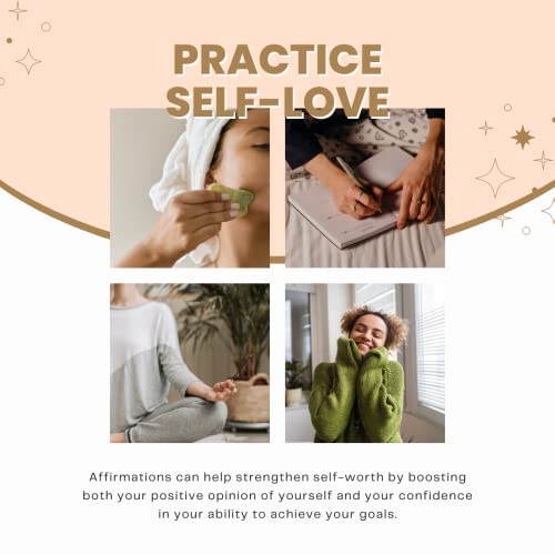 Waterproof Affirmation Cards for Positive Self-Care in the Shower