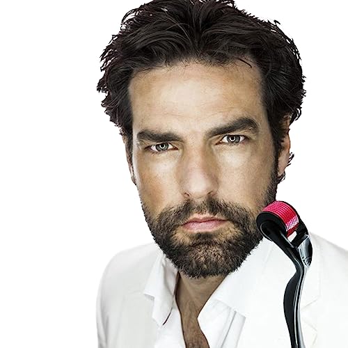 Addabst 0.5 Rose Titanium Derma Roller for Men & Women - Beard & Hair Treatment
