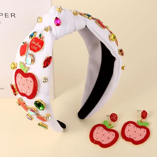 ANGLESJELL Beaded Pencil Knotted Headband for Women - Pattern F