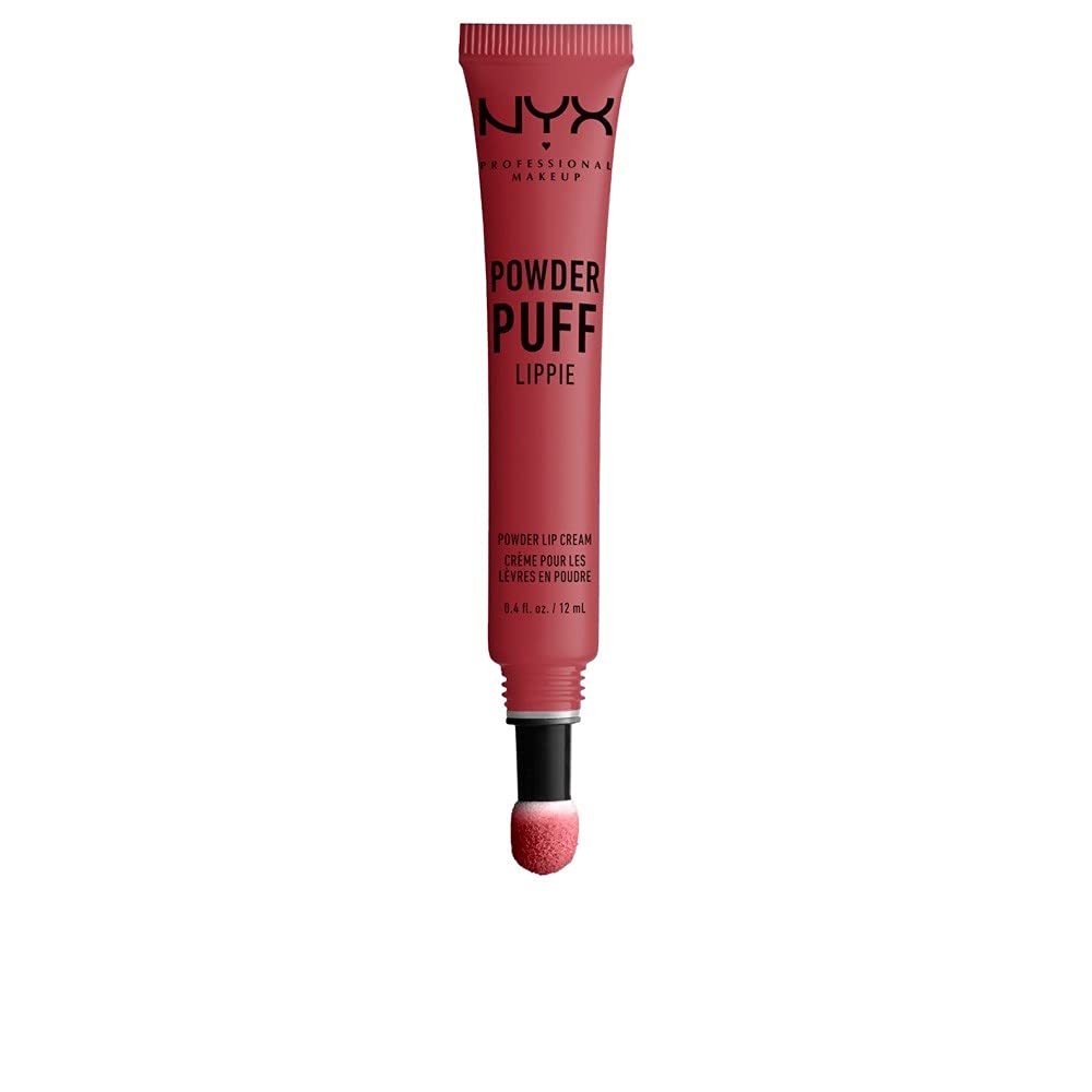 NYX Powder Puff Lippie Lip Cream - Liquid Lipstick in Puppy Love | Warm Medium Peach Shade