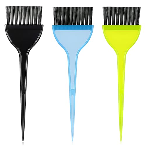 Hair Dye Brush Set — 3 Color Applicator Brushes for Even Tinting