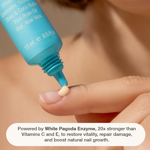 Onsen Nail & Cuticle Cream Treatment w/Japanese Tsubaki, Jojoba & Lavender Oil, Shea Butter ? Strengthens Nails, Softens Cuticles - Daily Repair Care (1 Count/15 ml)