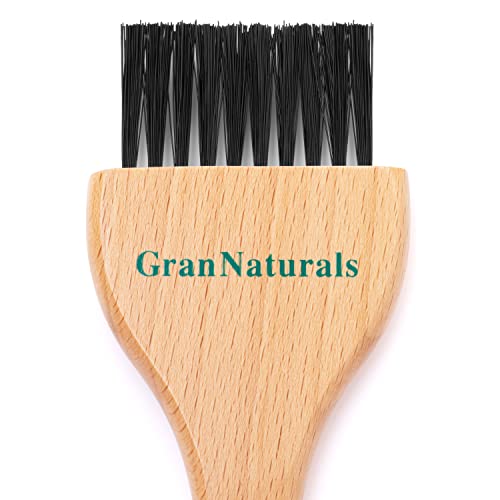 GranNaturals Hair Dye Brush - Precise Hair Color Applicator with Wooden Handle