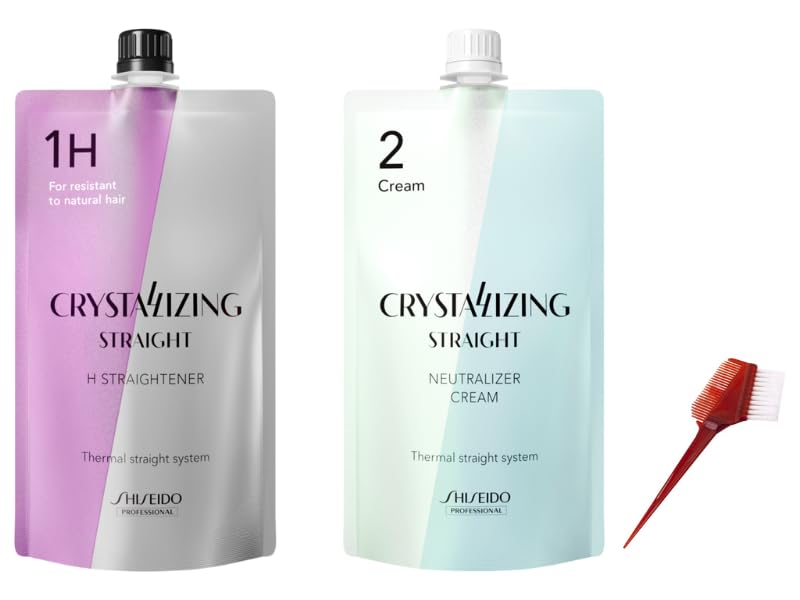 Professional Hair Rebonding Kit - Crystallizing Straightener & Neutralizing Cream | Complete Hair Treatment Set