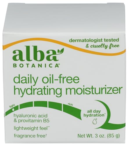 Alba Botanica Aloe & Green Tea Oil-Free Moisturizer, 3 oz