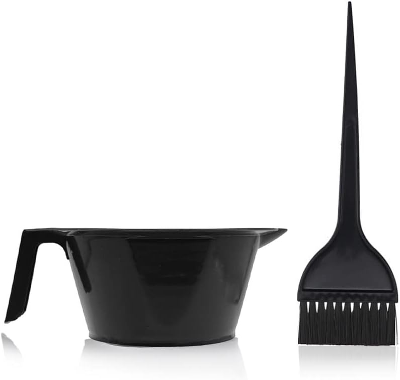 Mixing Bowl and Dye Brush Set - Handle & Pouring Lip | Perfect for Hair Coloring