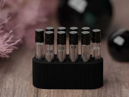 Perfume Sample Organizer for 2mL Vials - Black Makeup & Skincare Storage