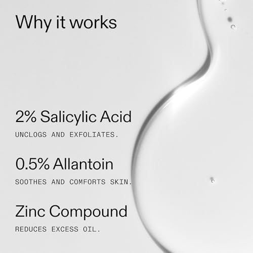 The INKEY List Salicylic Acid Cleanser - 2% Exfoliating Face Wash for Clear Skin