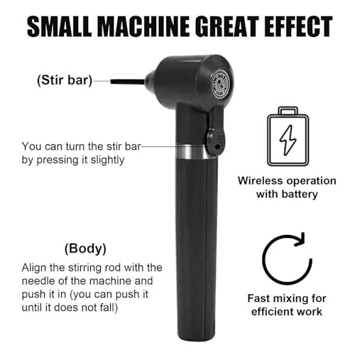 Electric Tattoo Ink Mixer Machine for Pigment & Eyebrow Color - Portable & Easy to Use