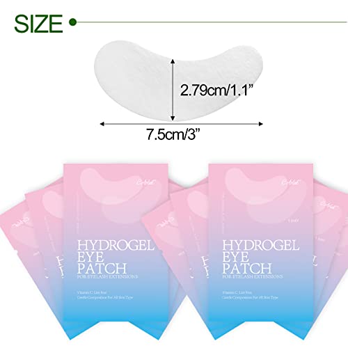 C. ARTIST 100% Natural Eyelash Extension Under Eye Gel Patches Kit Collagen Aloe Vera