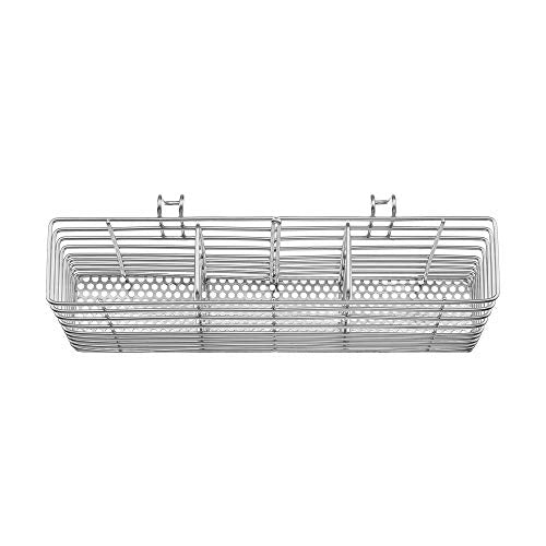 Stainless Steel Cutlery Drying Rack with Hooks - iPEGTOP