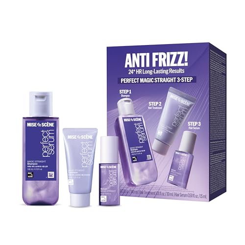 Mise En Scene Perfect Serum Hair Care Travel Kit - TSA Approved 3-Piece Set