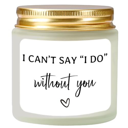 Lavender Soy Wax Candle - Bridesmaid Proposal Gift - 4oz