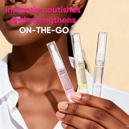 SASSYTIP Cuticle Remover Gel & Strengthening Nail Oil Pen Bundle