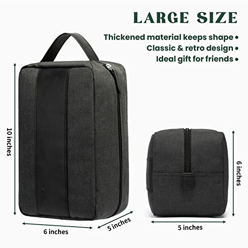 Vorspack Water Resistant Travel Toiletry Bag for Men & Women - Grey, Medium