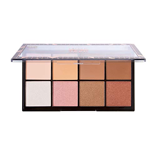 J. Cat Beauty 8 Color Contour & Highlight Palette - Hide and Seek, 1.34 oz