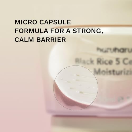 HARUHARU Black Rice Ceramide Moisturizing Cream 0.50 fl.oz | Vegan Hydration for All Skin Types