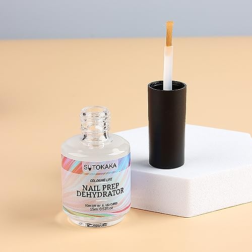 SUTOKAKA Nail Prep Dehydrator & Primer Set - 15ml Acid-Free