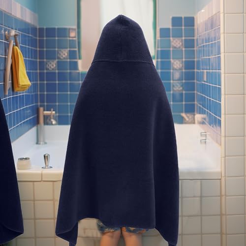 Hooded Bath Towel for Kids - 100% Cotton, Soft & Absorbent, 30x54