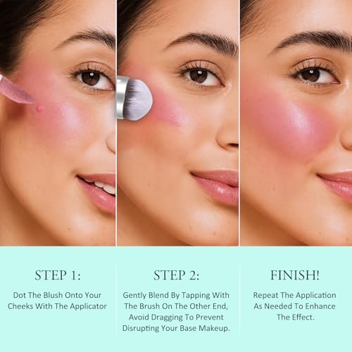UCANBE Dual-Ended Liquid Blush Lavender - Seamless Buildable Cheek Tint