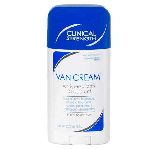 Vanicream Antiperspirant Deodorant Stick for Sensitive Skin - 24-Hour Protection, Unscented