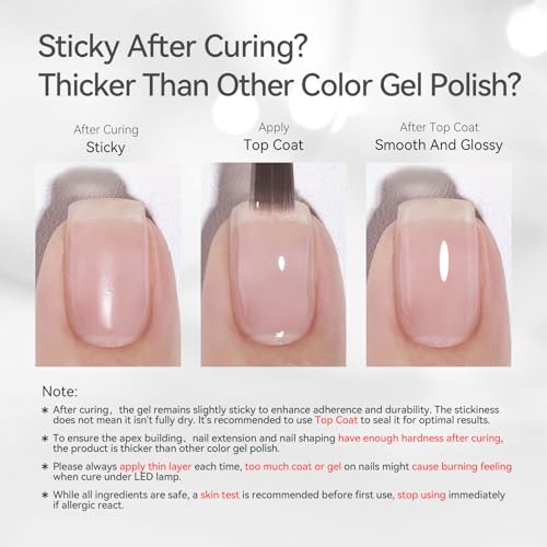 BORN PRETTY 8-in-1 Builder Gel - Pink Nail Extension & Strengthener