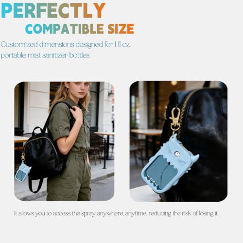 Touchland 1oz Silicone Keychain Case - Cute Devil Monster Design