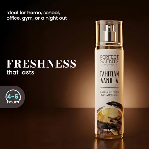 Instyle Fragrances Tahitian Vanilla Body & Hair Mist - 8 Fl Oz