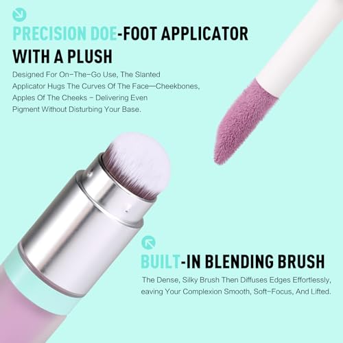 UCANBE Dual-Ended Liquid Blush Lavender - Seamless Buildable Cheek Tint