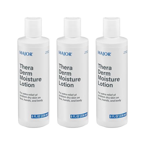 MAJOR Thera Derm Moisture Lotion 8 Fl Oz (Pack of 3) - Dry Skin Relief