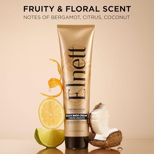 L'Oreal Paris Elnett Slick Back Styling Cream - 5.1 Fl Oz, Frizz Control & Polished Shine