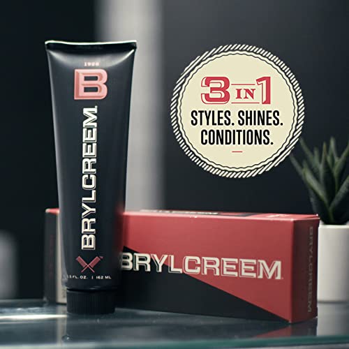 Brylcreem 3-in-1 Men's Hair Cream - Light Hold & High Shine, 5.5 oz