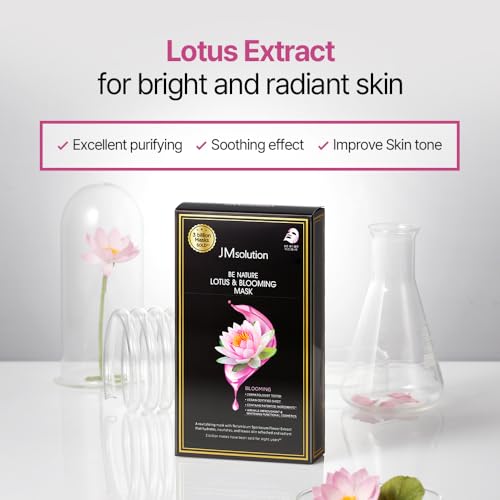 JMsolution Be Nature Lotus & Blooming Vegan Face Mask - 10 Sheets