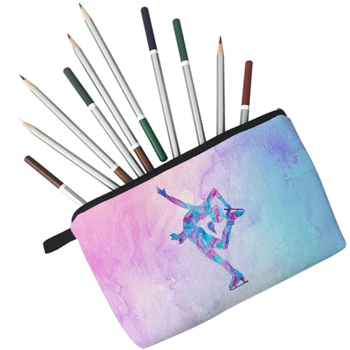 Livel lhood Figure Skating Cute Small Makeup Bag - Figure Skating 01