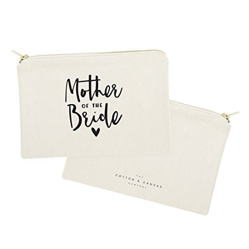 Mother of the Bride Cosmetic Bag - Bridal Gift & Travel Makeup Pouch
