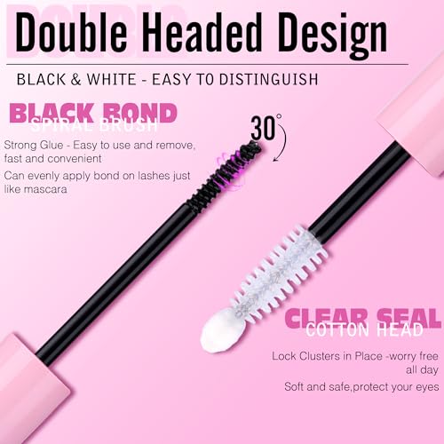 Ruairie Bond and Seal Lash Glue 2pcs - Strong Hold, Waterproof