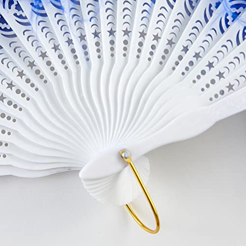 BABEYOND 1920s Marabou Feather Hand Fan - 20" Vintage Style