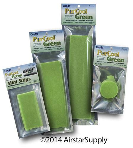 Nu-Calgon PurCool Green Condensate Pan Strips for Air Conditioners, Up to 5 Tons