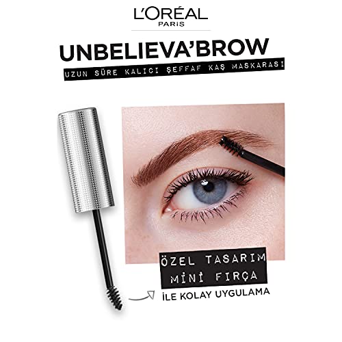 L'Oreal Paris Unbelieva-Brow Longwear Clear Brow Topcoat 0.15 Fl Oz Pack of 1