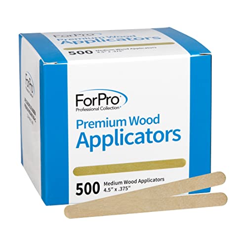 ForPro Premium Medium Wood Applicators, 500-Count Pack of 2