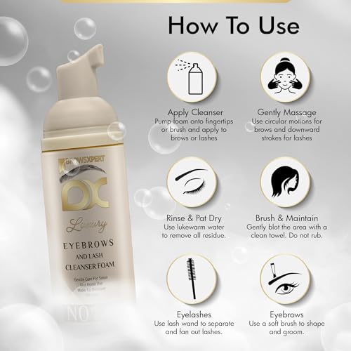 Gentle Clarifying Brow Cleanser Foam - 60ml Makeup Remover
